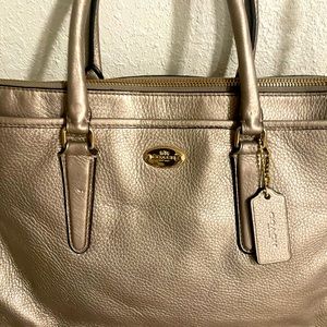 Coach purse with wristlet